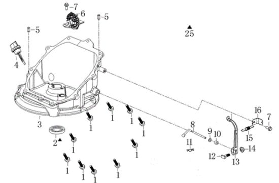 Tapa basamento LR 44 PK COMFORT (K450) Cortacesped