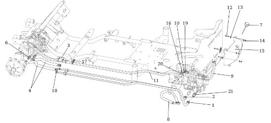 Circuito hidráulico TUAREG 92 EVO (K2400AVD V-Twin - EURO5) Cat.2022 Tractor