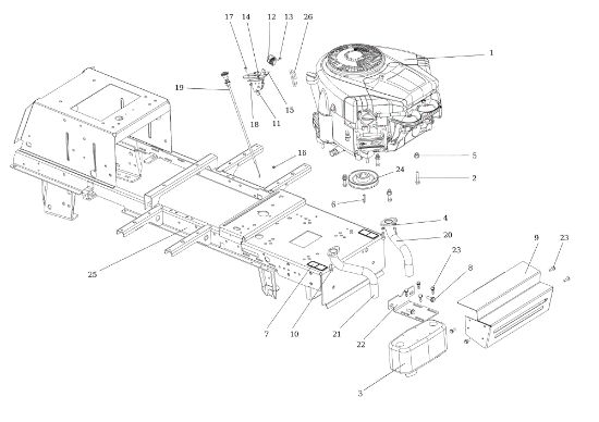 Motor EF 106/22 HP Cat. 2022 Tractor