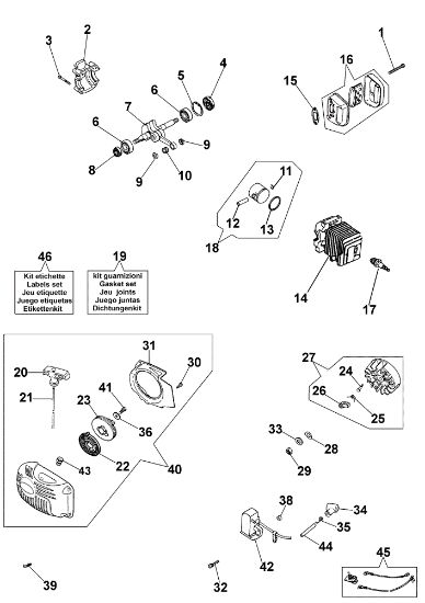 Motor 132 Motosierra