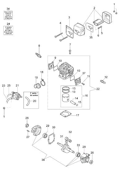 Motor 147 Motosierra