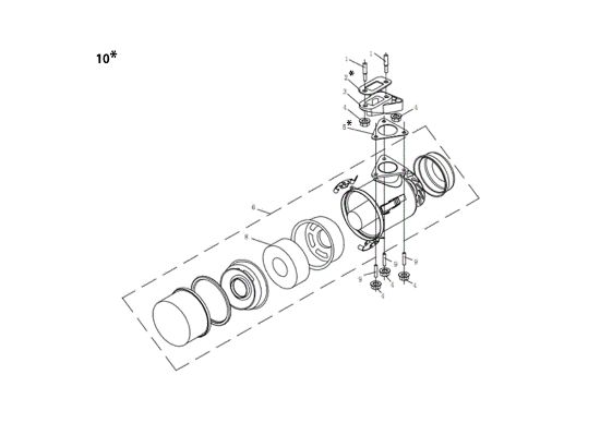 Filtro aire MOTORE K7000 HD - conico e cilindrico / conical and cylindrical Motor