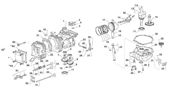 Grupo motor GLX 14-84H Tractor