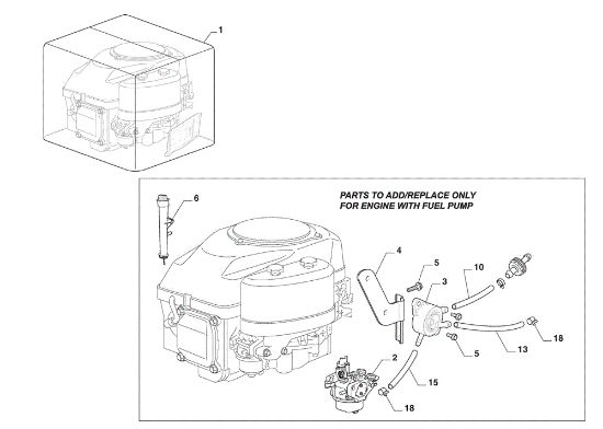 Motor GLX 14-84G Tractor