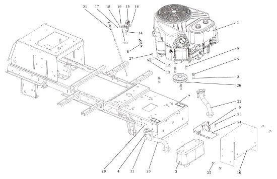 Motor EF 106/24 KH (K2400AVD V-twin - EURO5) Cat. 2023 Tractor