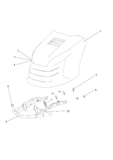 Cofre (2/2) EF 106/24 KH (K2400AVD V-twin - EURO5) Cat. 2023 Tractor