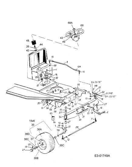 Eje anterior FORMULA 96 M Tractor