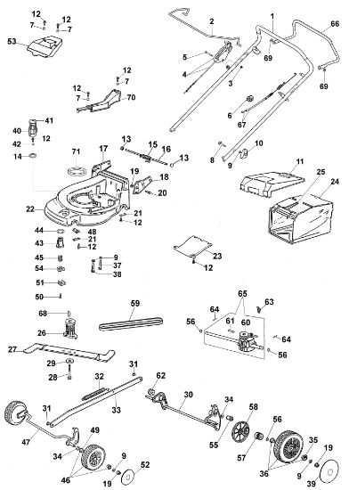 Despiece completo AR 53 TBXM Cortacésped