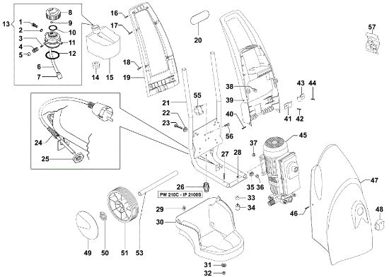 Carcasa IP 2000 Hidrolimpiadora