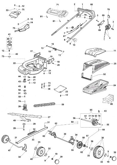 Despiece (Hasta mayo 07) AR 53 TBX Plus-Cut Cortacésped