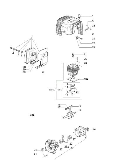 Motor STARK 42 Desbrozadora