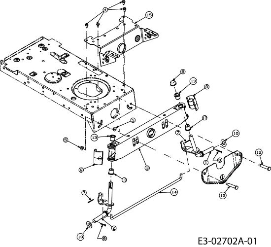 Eje anterior (2/2) FORMULA 97/13,5 T Cat.2006 Tractor