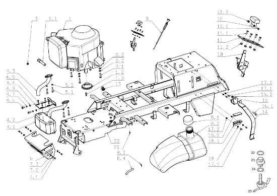 Motor EF 104J/20H Cat.2006-2007 Tractor