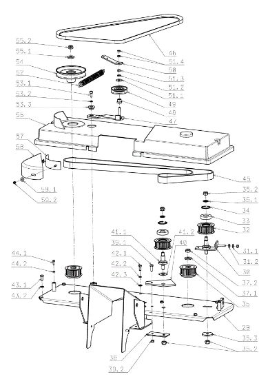 Plato de corte (2/2) EF 124J/22H Cat.2006-2007 Tractor