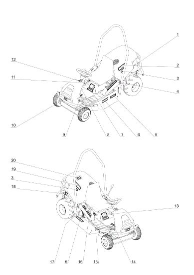 Etiquetas TUAREG 92 Cat.2006-2007 Tractor