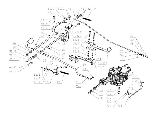 Transmisión EF 104JH/16H Cat.2006-2007 Tractor