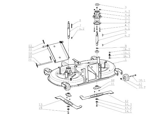 Plato de corte (1/2) EF 104JH/16H Cat.2006-2007 Tractor