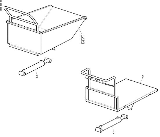 Caja dámper TN 5000 HD (Export) Minitransportador