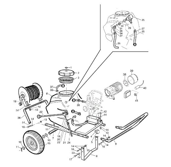 Tanque IC 2050 E Carro pulverizador