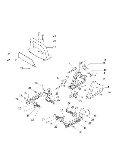 Empuñadura TG 2750 XP Corta setos