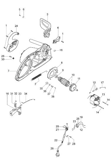 Motor EF 2000 E Electro sierra