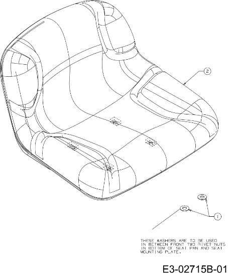 Asiento (2/2) FORMULA 97/13,5 T Cat.2007 Tractor