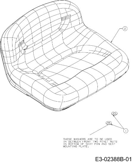 Asiento (2/2) FORMULA 108/15,5 H Cat.2007 Tractor