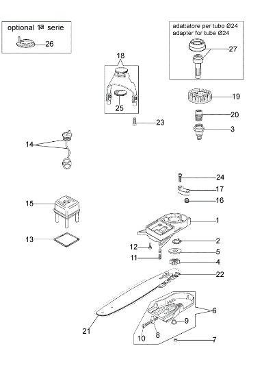 Despiece EP 100 Accesorio pruner