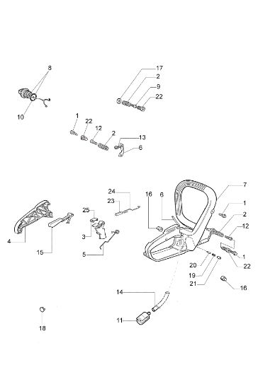 Empuñadura 136 S Motosierra