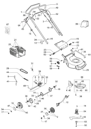 Despiece LR 48 TK (K50) Cortacésped