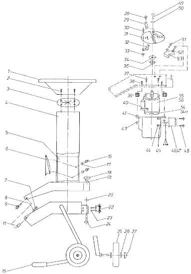 Despiece completo BT 2100 E Biotrituradora