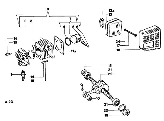 Motor 135 Motosierra