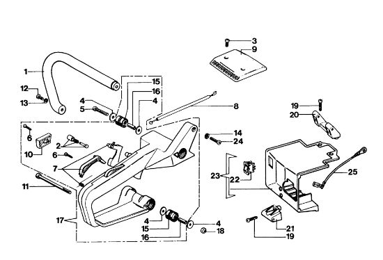 Empuñadura 135 Motosierra