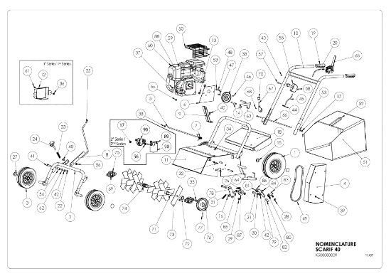 Despiece completo AG 40 R45 Aireador
