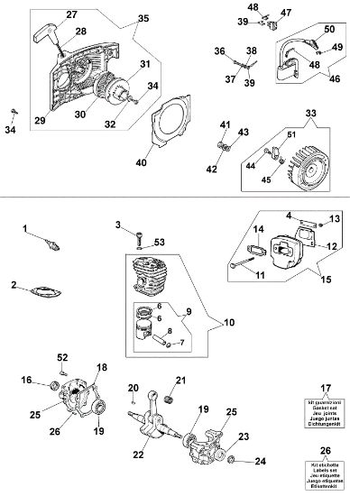 Motor 151 Motosierra