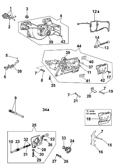 Carter motor 180 Motosierra