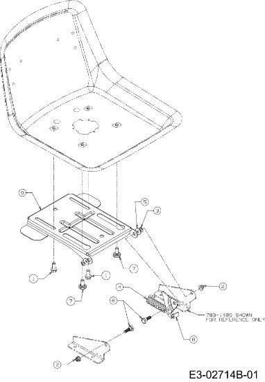 Asiento (1/2) FORMULA 97/13,5 T Cat.2008 Tractor