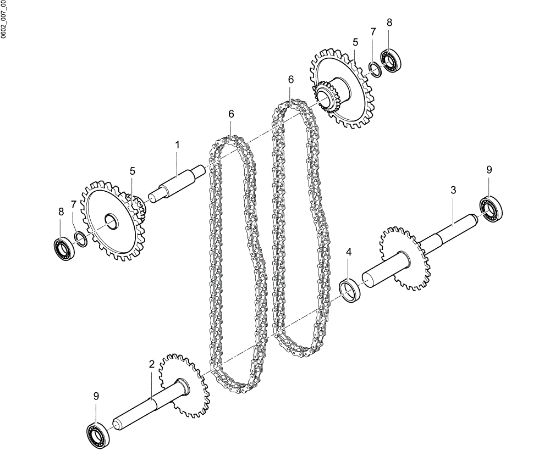 Cadena de tracción TN 5600 H Minitransportador