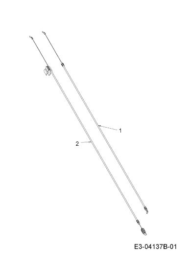 Cables LR 55 VBX 4 in 1 Cortacésped