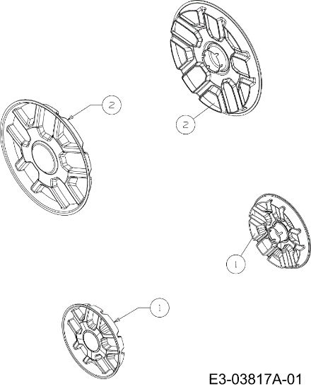 Cubre rueda LR 55 VBX 4 in 1 Cortacésped