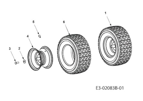 Ruedas posteriores KOMMAND 80/12,5 T Tractor