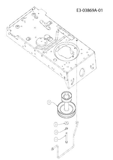 Palanca y polea motor KOMMAND 92/13,5 T Tractor