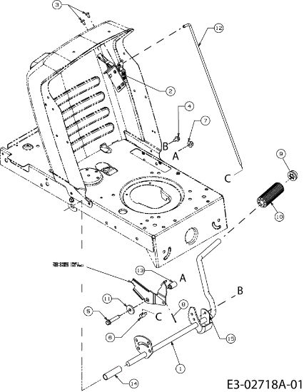 Pedal STORM 95/11,5 T Tractor