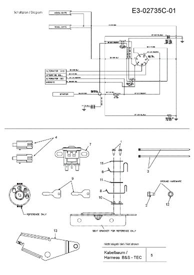 Esquema eléctrico (1/2) STORM 97/13,5 T Tractor