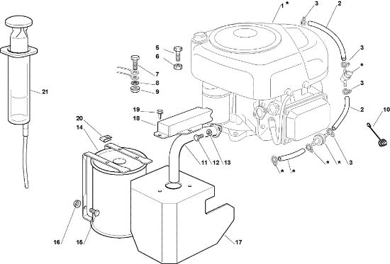 Motor EF 72C/12,5H Cat.2009 Tractor