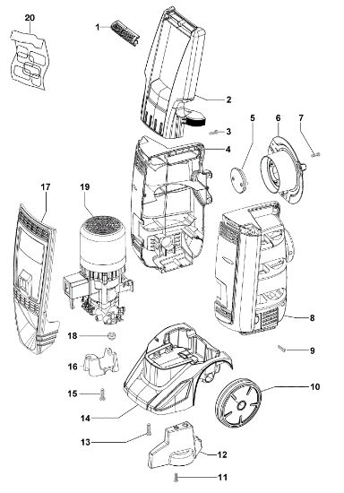 Carcasa IP 1360 S Hidrolimpiadora