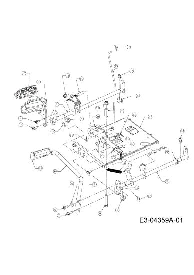 Pedal KOMMAND 92/15 H Tractor