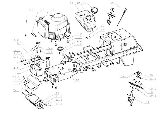 Motor EF 105J/18H Cat.2009 Tractor