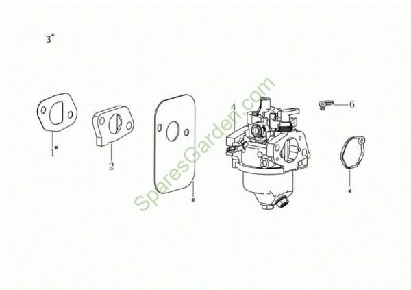 Carburetor NTR 340 K (K655 HF) Transporter