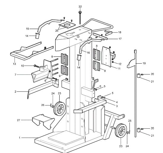 Carter motor (1/2) SPLIT 120 PTO Cortaleña